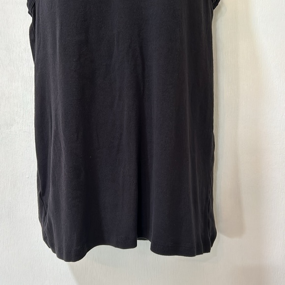 LOFT WOMENS SLEEVELESS TOP BLACK V NECK SIZE LARGE - Picture 7 of 9